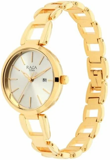 ساعت مچی آنالوگ زنانه تایتان راگا ویوا IV با صفحه گرد