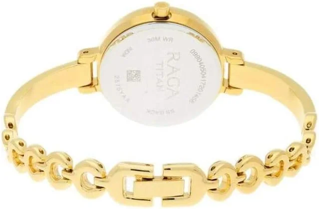 ساعت مچی زنانه آنالوگ Titan Raga Viva با صفحه بژ - NL2575YM01/NR2575YM01