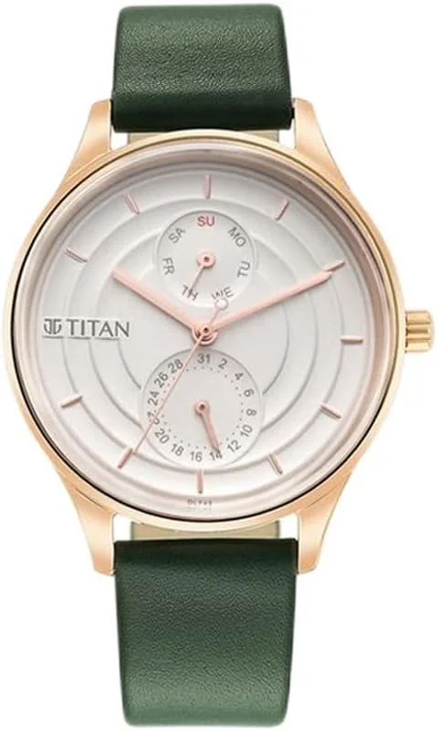 ساعت مچی آنالوگ زنانه تایتان با صفحه سفید - 2670WL05/NR2670WL05