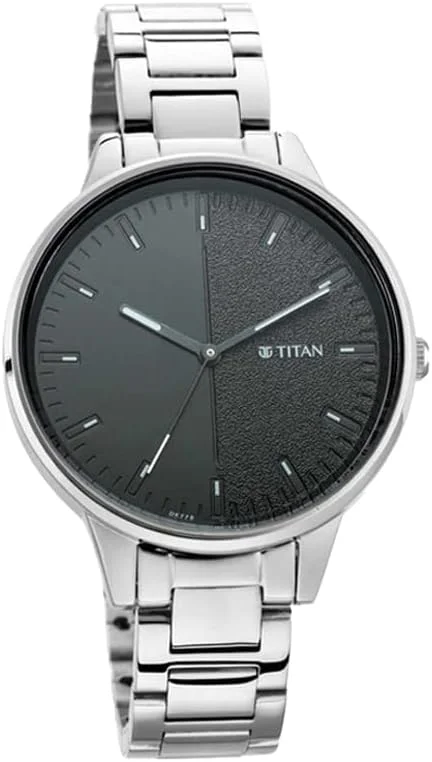 ساعت مچی زنانه آنالوگ تیتان نئو با صفحه مشکی مدل 2648SM02/NR2648SM02