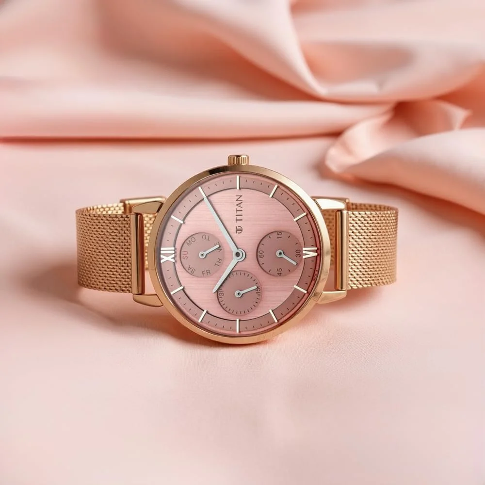 ساعت مچی آنالوگ تایتان نئو زنانه با صفحه گرد
