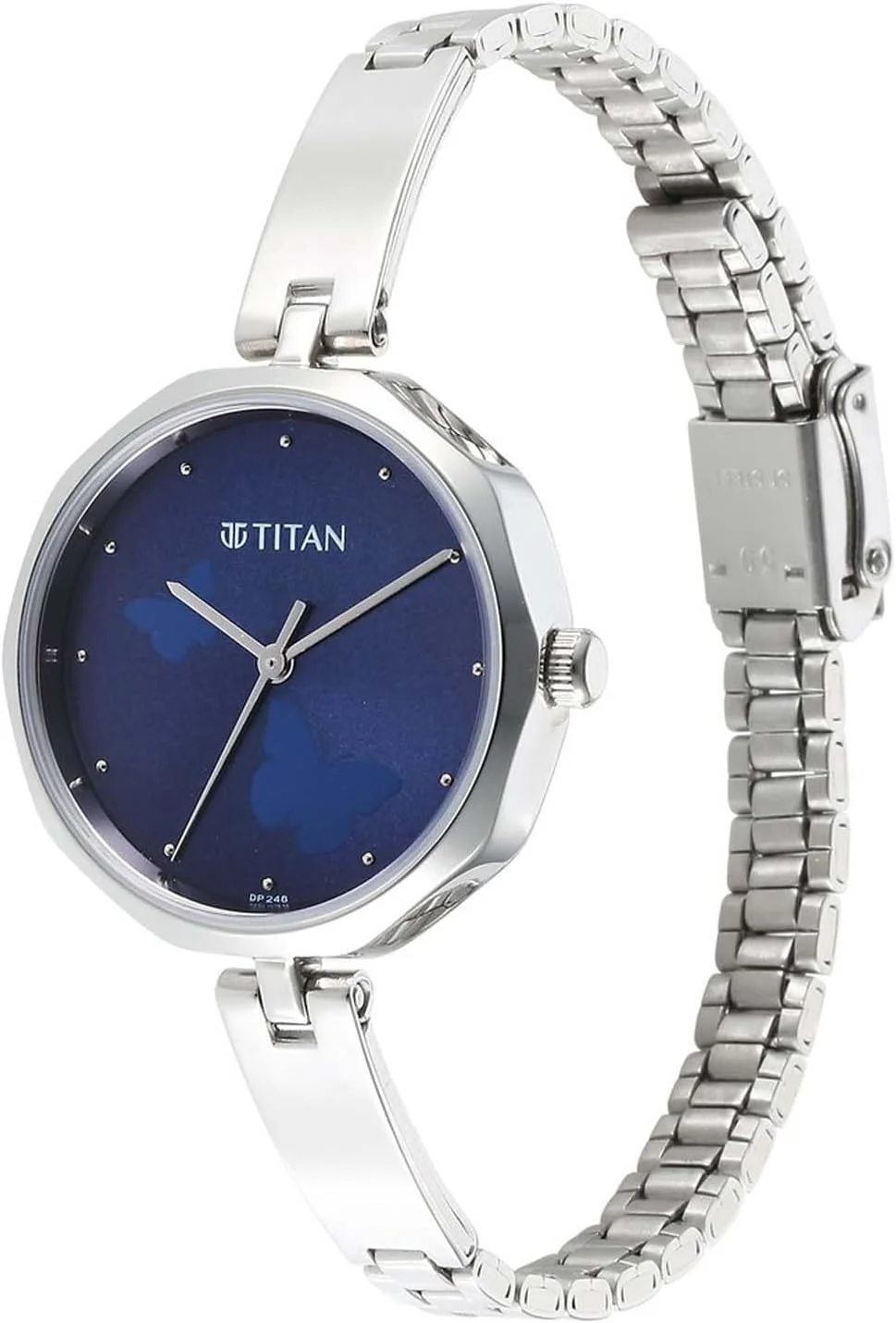 ساعت مچی عقربه‌ای زنانه تایتان با صفحه خاکستری