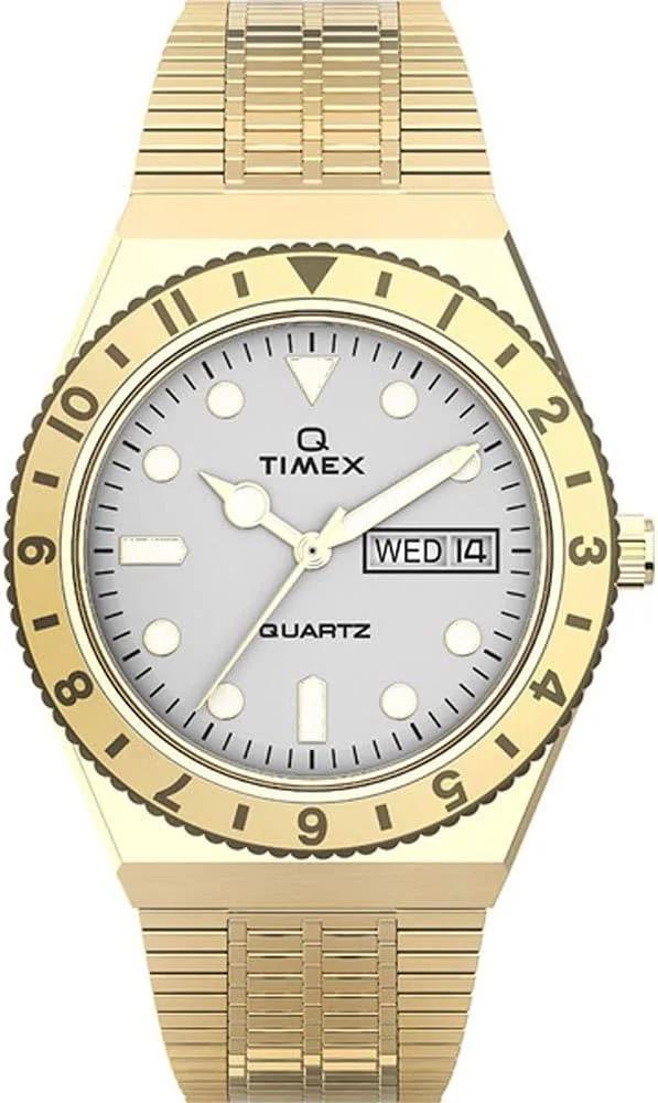 ساعت آنالوگ زنانه Timex با بند استیل ضد زنگ مدل Q Reissue