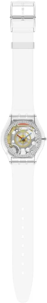 ساعت مچی سواچ Skin Classic BIOSOURCED مدل Clearly Quartz، شفاف ساعت مچی سواچ Skin Classic BIOSOURCED مدل Clearly Quartz، شفاف