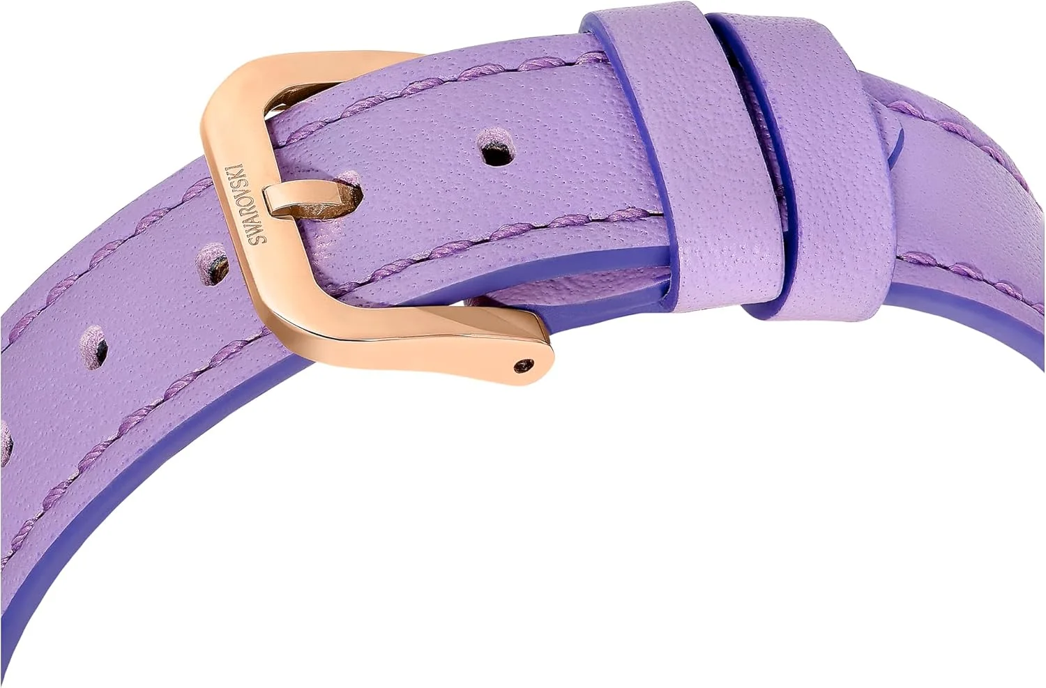 ساعت مچی زنانه سواروسکی مدل Crystalline Lustre، بدنه استیل ضد زنگ، بند چرمی، بنفش/رزگلد ساعت مچی زنانه سواروسکی مدل Crystalline Lustre، بدنه استیل ضد زنگ، بند چرمی، بنفش/رزگلد