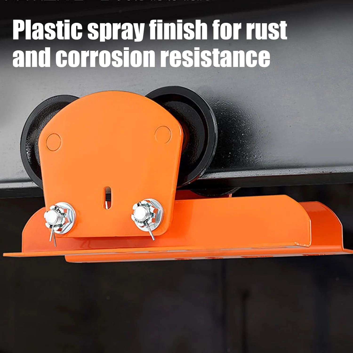 ترولی برقی تیرآهن، جرثقیل کوچک با عرض قابل تنظیم - ترولی دستی بالابر برقی با ظرفیت بار بالا برای ساخت و ساز، صنعت، مصارف خانگی، کارگاه، گاراژ، انبار