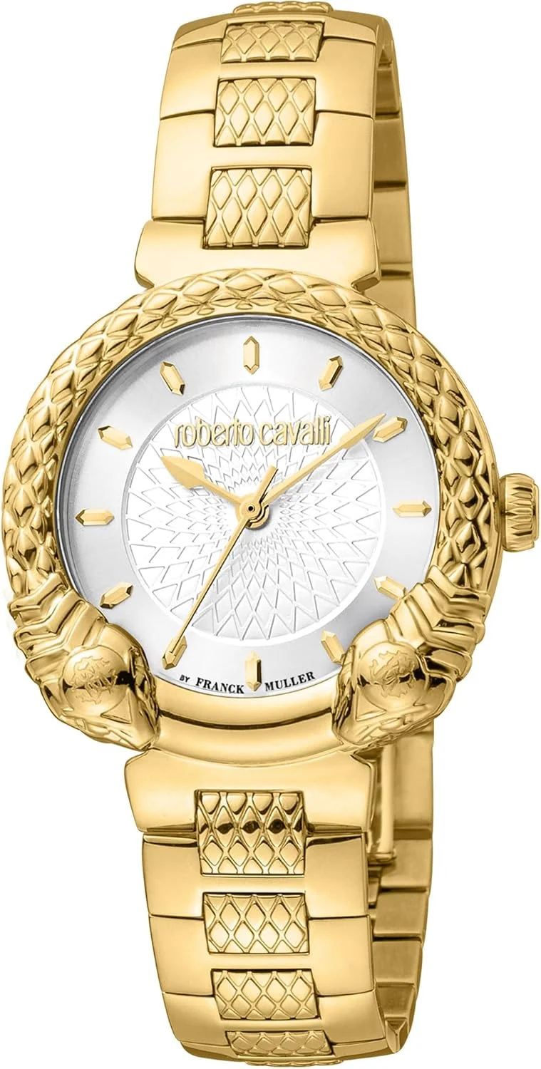 ساعت مچی عقربه ای زنانه روبرتو کاوالی مدل RV1L190M0041 با بند استیل ضد زنگ