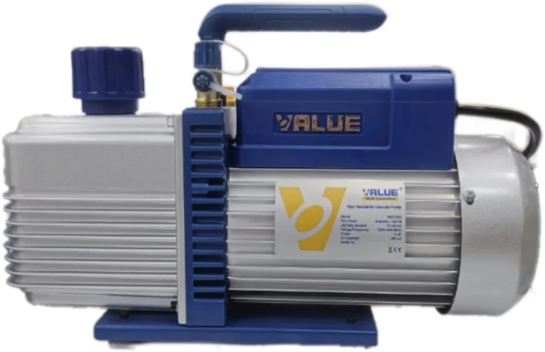 پمپ وکیوم دو مرحله ای ولیو VE2100N: 1 اسب بخار، 12 CFM – راه حل قدرتمند برای نگهداری برتر سیستم تهویه مطبوع