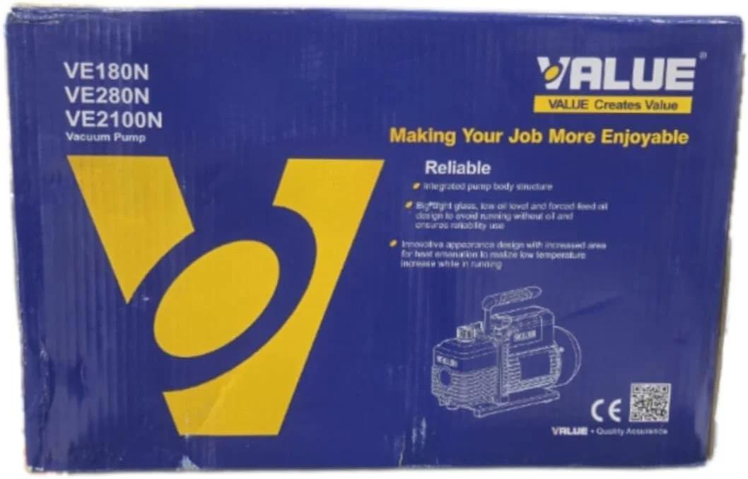 پمپ وکیوم دو مرحله ای ولیو VE2100N: 1 اسب بخار، 12 CFM – راه حل قدرتمند برای نگهداری برتر سیستم تهویه مطبوع