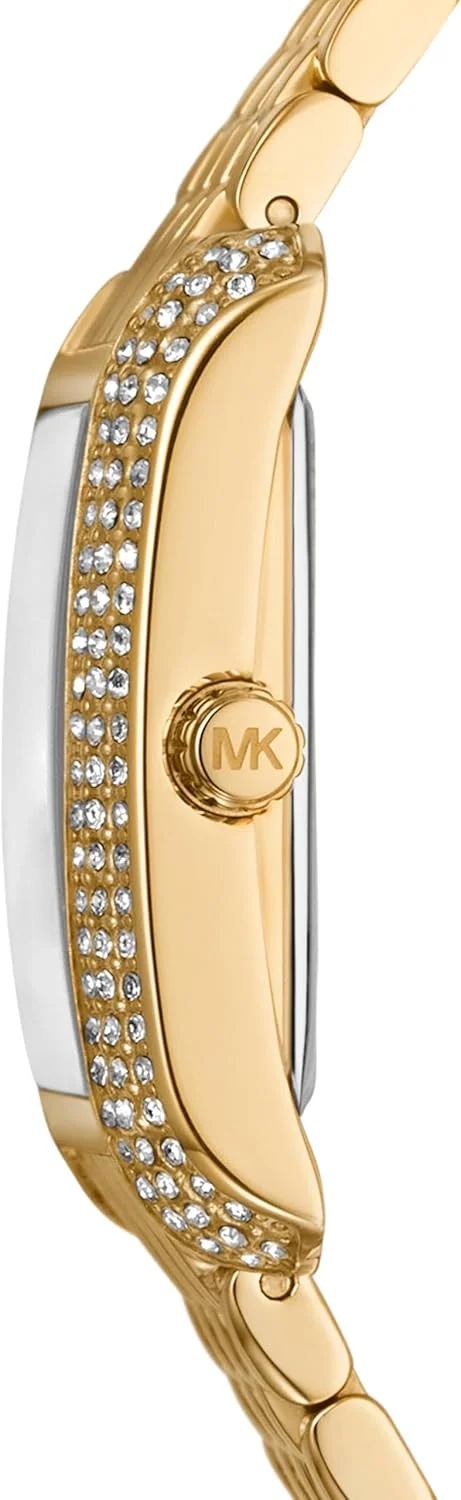 ساعت مچی زنانه مایکل کورس مدل Emery با بدنه استیل طلایی، 27 میلی متر ساعت مچی زنانه مایکل کورس مدل Emery با بدنه استیل طلایی، 27 میلی متر