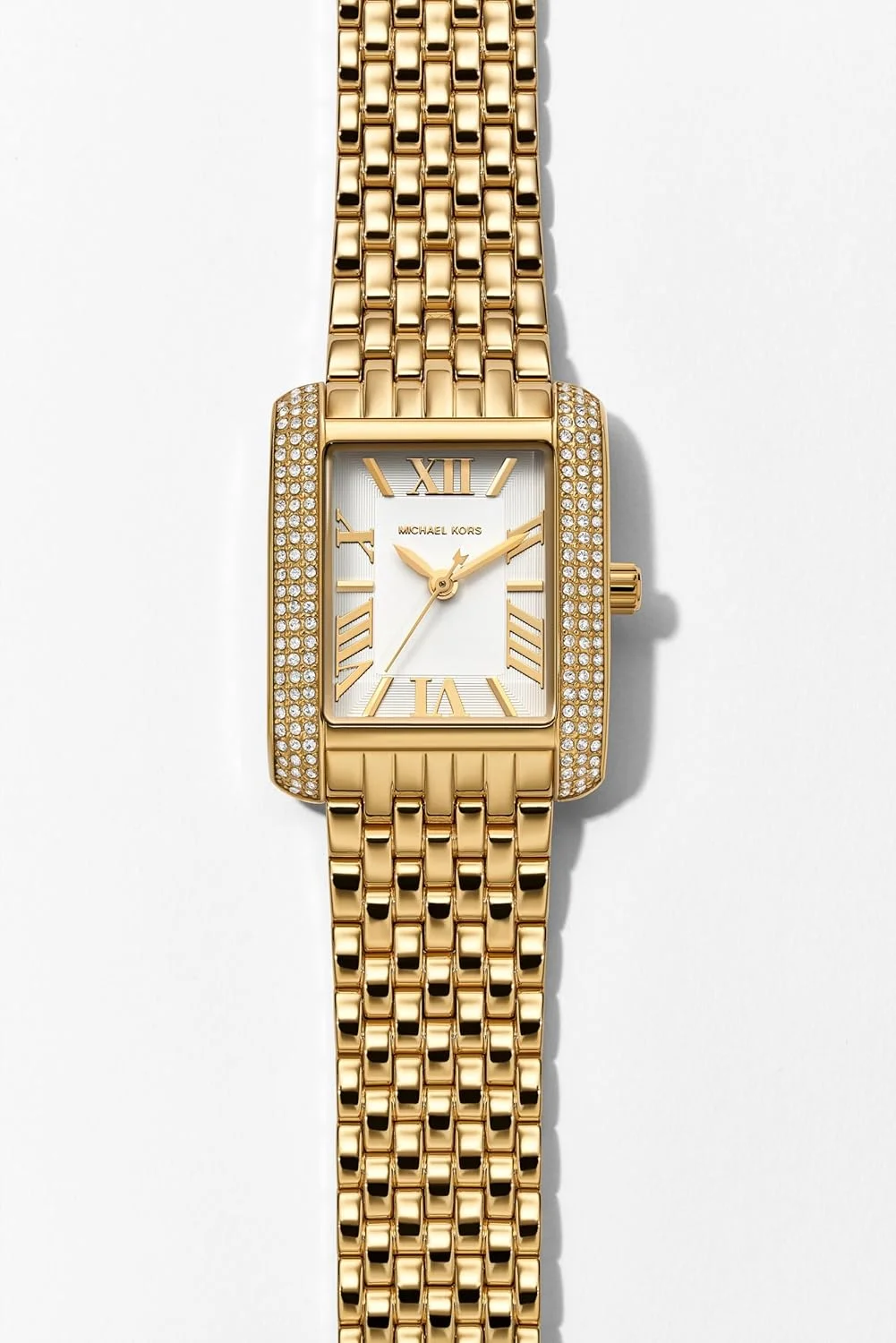 ساعت مچی زنانه مایکل کورس مدل Emery با بدنه استیل طلایی، 27 میلی متر ساعت مچی زنانه مایکل کورس مدل Emery با بدنه استیل طلایی، 27 میلی متر