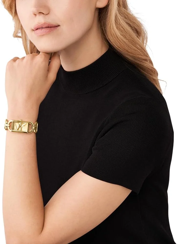 ساعت مچی زنانه مایکل کورس مدل امپایر با سه عقربه و بدنه استیل طلایی رنگ. کد محصول MK7406 ساعت مچی زنانه مایکل کورس مدل امپایر با سه عقربه و بدنه استیل طلایی رنگ. کد محصول MK7406