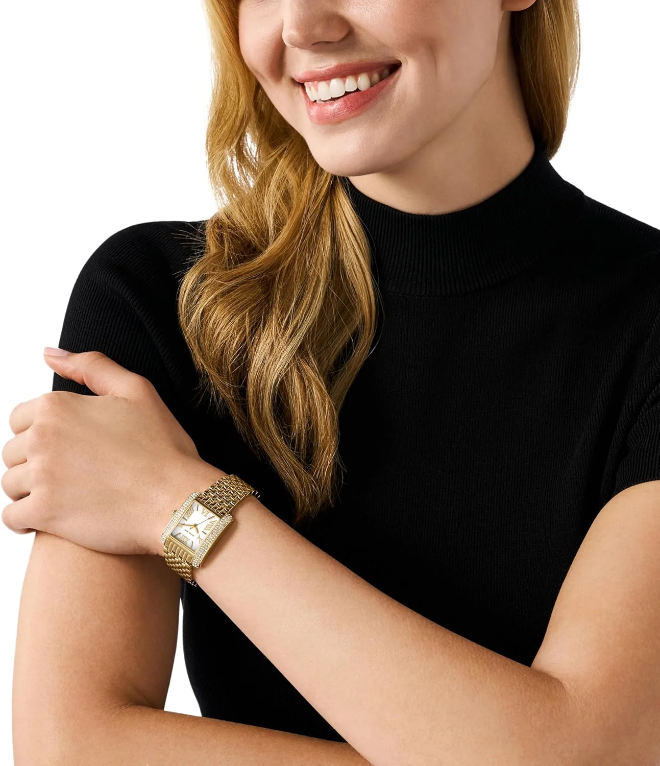 ساعت مچی زنانه مایکل کورس مدل Emery با بدنه استیل طلایی، 27 میلی متر ساعت مچی زنانه مایکل کورس مدل Emery با بدنه استیل طلایی، 27 میلی متر