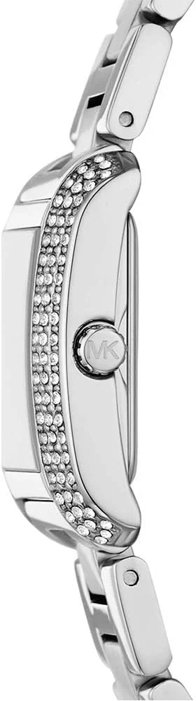 ست هدیه ساعت استیل ضد زنگ سه عقربه مایکل کورس امری و دستبند - MK7514SET ست هدیه ساعت استیل ضد زنگ سه عقربه مایکل کورس امری و دستبند - MK7514SET