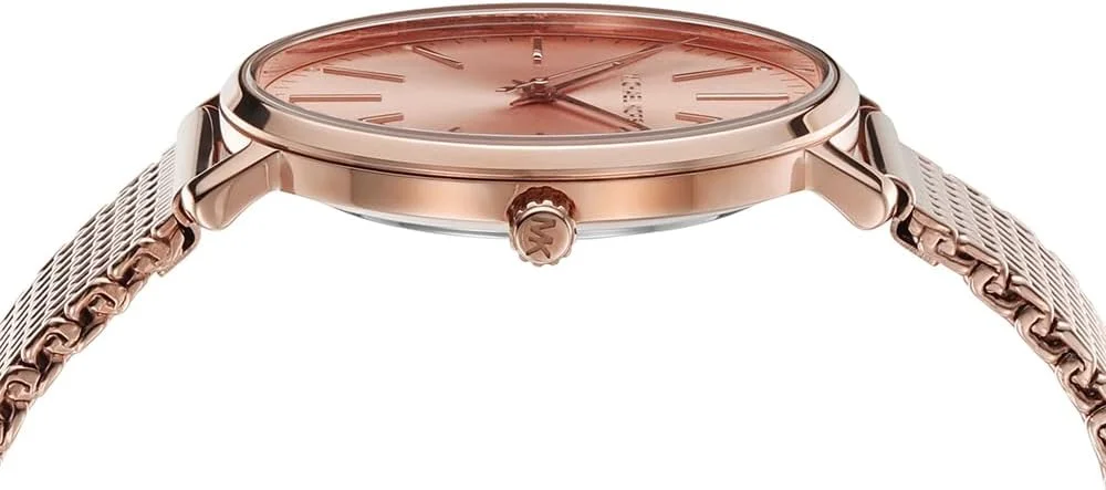 ساعت مچی زنانه مایکل کورس مدل Pyper با سه عقربه و بدنه استیل رزگلد، MK4340 ساعت مچی زنانه مایکل کورس مدل Pyper با سه عقربه و بدنه استیل رزگلد، MK4340