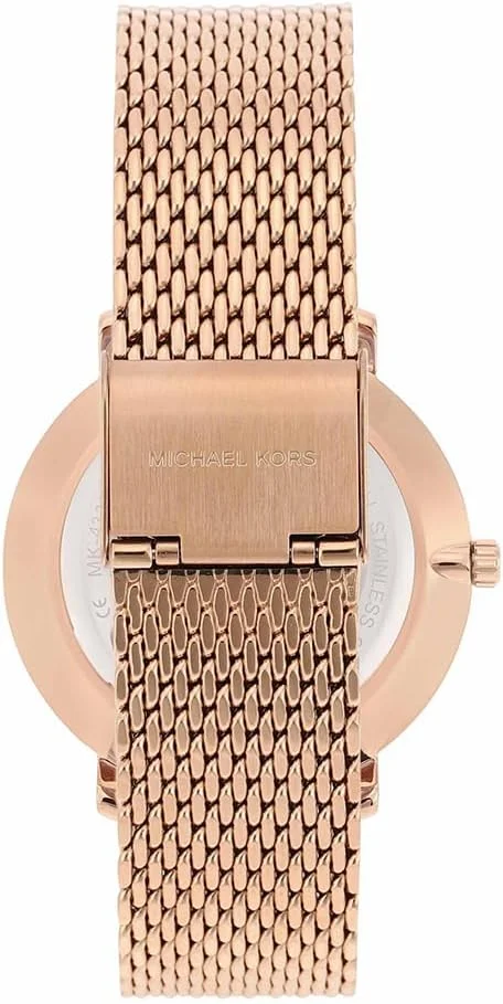 ساعت مچی زنانه مایکل کورس مدل Pyper با سه عقربه و بدنه استیل رزگلد، MK4340 ساعت مچی زنانه مایکل کورس مدل Pyper با سه عقربه و بدنه استیل رزگلد، MK4340