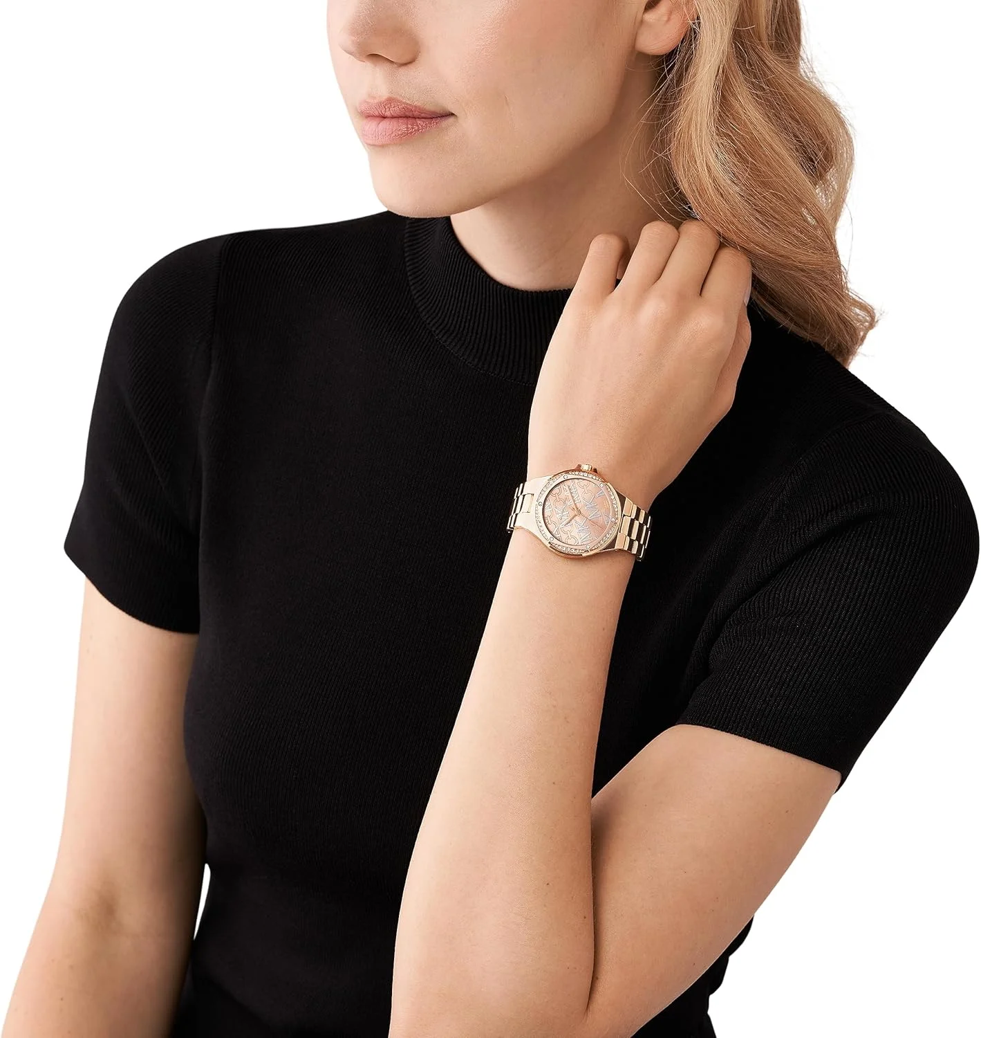 ساعت مچی زنانه مایکل کورس مدل Mk7405 با صفحه آنالوگ رزگلد و بند رزگلد از جنس استیل ضد زنگ ساعت مچی زنانه مایکل کورس مدل Mk7405 با صفحه آنالوگ رزگلد و بند رزگلد از جنس استیل ضد زنگ