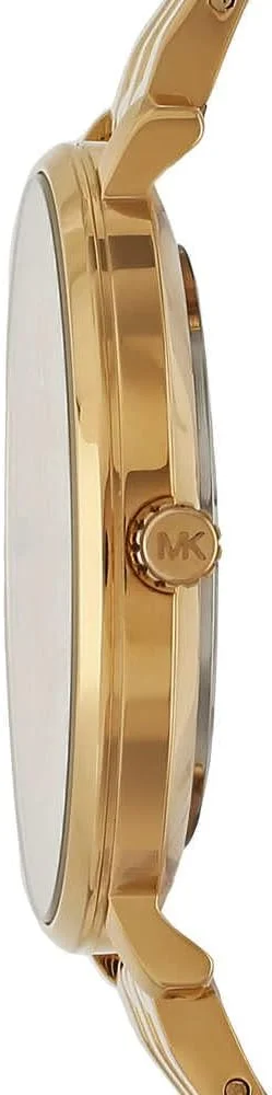 ساعت مچی زنانه مایکل کورس مدل Pyper با سه عقربه و بدنه استیل طلایی رنگ، MK3898 ساعت مچی زنانه مایکل کورس مدل Pyper با سه عقربه و بدنه استیل طلایی رنگ، MK3898