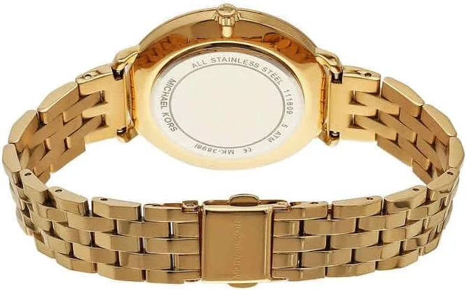 ساعت مچی زنانه مایکل کورس مدل Pyper با سه عقربه و بدنه استیل طلایی رنگ، MK3898 ساعت مچی زنانه مایکل کورس مدل Pyper با سه عقربه و بدنه استیل طلایی رنگ، MK3898