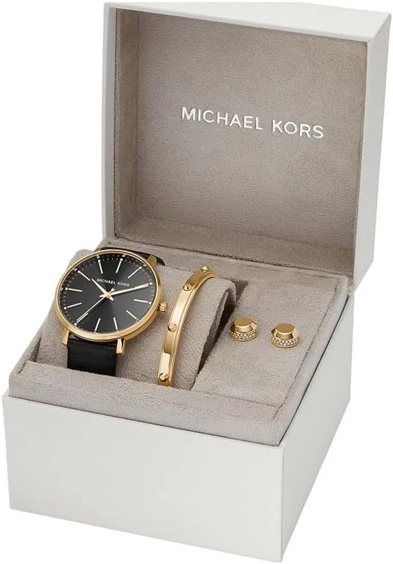 ست هدیه ساعت زنانه مایکل کورس مدل MK1077SET Pyper به همراه جواهرات ست هدیه ساعت زنانه مایکل کورس مدل MK1077SET Pyper به همراه جواهرات