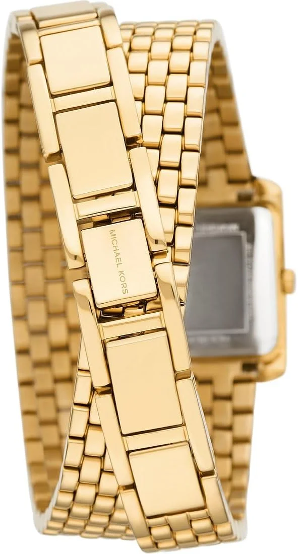 ساعت مچی زنانه مایکل کورس مدل MK4833 Emery با بند استیل، سایز 29 میلی متر، سفید/طلایی