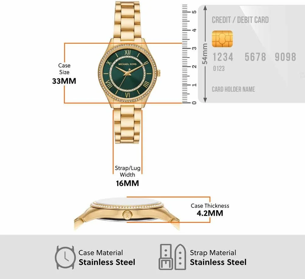 ساعت مایکل کورس لورین طلایی