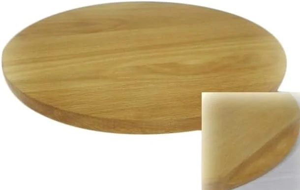 تخته پیتزای چوبی گرد، بشقاب دایره ای، تخته خردکن، تخته سرو پیتزا چوب جامد - 40 سانتی متر - 16 اینچ