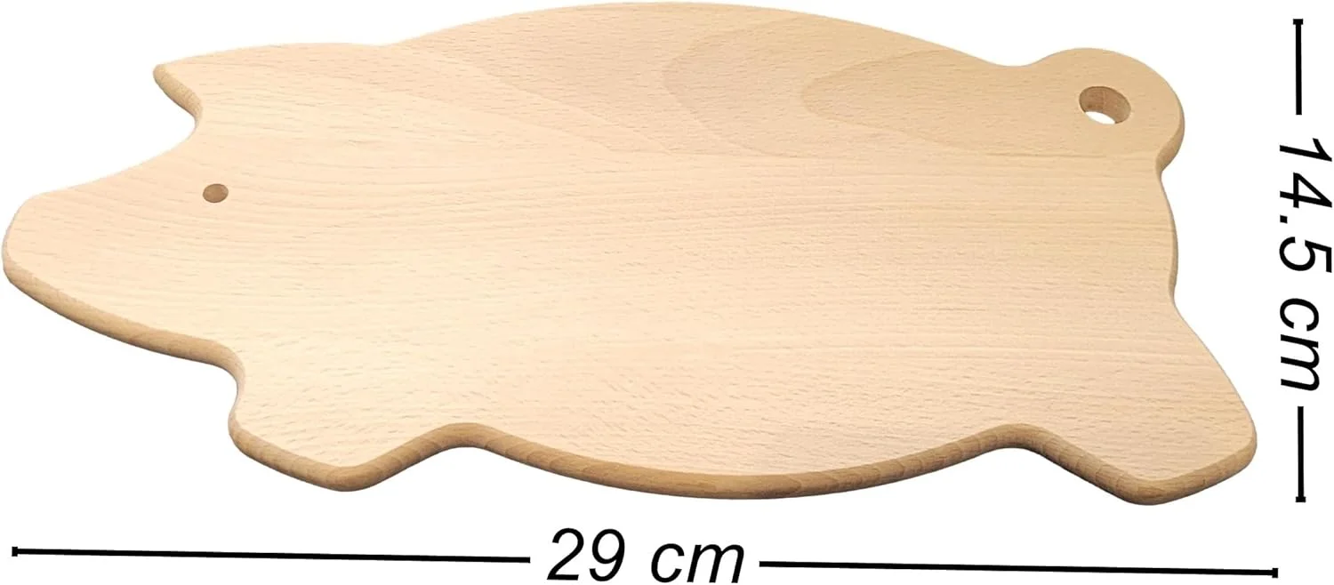 تخته برش چوبی طرح خوک مناسب سرو تنقلات یا دکور آشپزخانه تخته برش چوبی طرح خوک مناسب سرو تنقلات یا دکور آشپزخانه