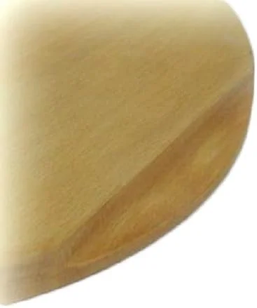 تخته پیتزای چوبی گرد، بشقاب دایره ای، تخته خردکن، تخته سرو پیتزا چوب جامد - 40 سانتی متر - 16 اینچ