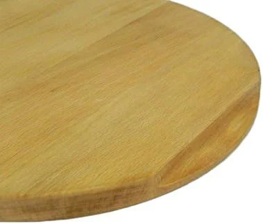 تخته پیتزای چوبی گرد، بشقاب دایره ای، تخته خردکن، تخته سرو پیتزا چوب جامد - 45 سانتی متر - 18 اینچ