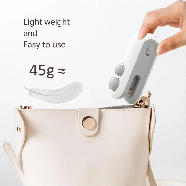 دستگاه کوچک و قابل حمل Aokraty برای بستن پاکت ها، شارژ USB-C، دستگاه 2 در 1 با قابلیت برش و آهنربا، مناسب برای بستن پاکت های پلاستیکی و تنقلات دستگاه کوچک و قابل حمل Aokraty برای بستن پاکت ها، شارژ USB-C، دستگاه 2 در 1 با قابلیت برش و آهنربا، مناسب برای بستن پاکت های پلاستیکی و تنقلات