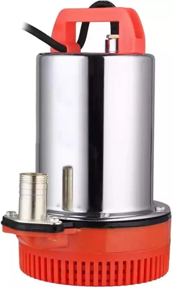 DC Solar submersible Water Pump, 12V Deep Well Water Pump Max Lift 10m (12V Submersible Water Pump)