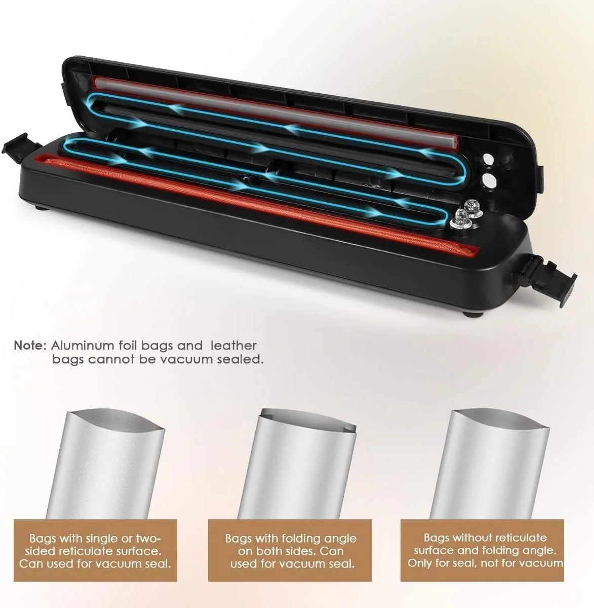 NEW Vacuum Sealer Machine 2023 Upgraded Automatic Food with 20 Sealing Bags Air System for Preservation Storage Saver Easy to Clean NEW Vacuum Sealer Machine 2023 Upgraded Automatic Food with 20 Sealing Bags Air System for Preservation Storage Saver Easy to Clean