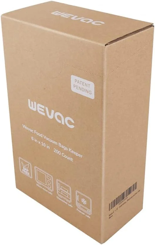 کیسه های وکیوم بسته بندی مواد غذایی Wevac، سایز 15x25 سانتی متر، 200 عدد، از پیش برش خورده، مناسب برای نگهداری مواد غذایی، بدون BPA، کیفیت تجاری، عالی برای نگهداری، آماده سازی غذا و پخت و پز به روش Sous Vide کیسه های وکیوم بسته بندی مواد غذایی Wevac، سایز 15x25 سانتی متر، 200 عدد، از پیش برش خورده، مناسب برای نگهداری مواد غذایی، بدون BPA، کیفیت تجاری، عالی برای نگهداری، آماده سازی غذا و پخت و پز به روش Sous Vide