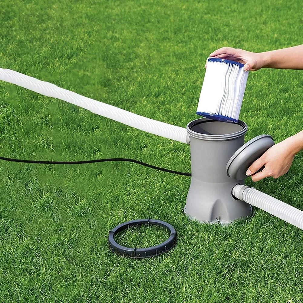 فیلتر استخر شنا WuYan بسته 4 عددی سازگار با کارتریج Best-way II، فیلتر جایگزین وان آب گرم سازگار با پمپ فیلتر Lay Z Spa