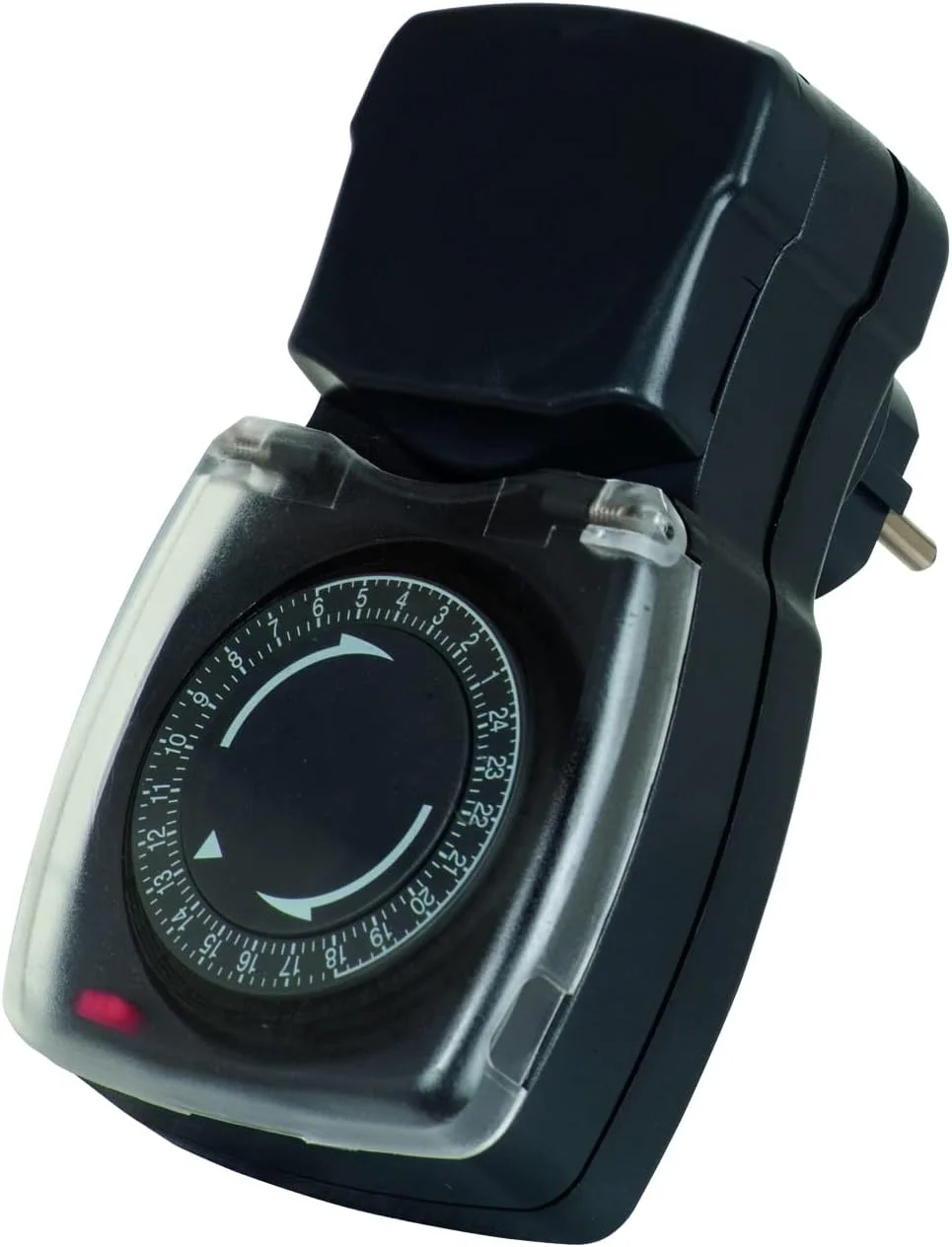 پمپ فیلتر استخر T.I.P.، پمپ گردش آب SPP 400 FT با تایمر، حداکثر 10000 لیتر در ساعت، مشکی/آبی