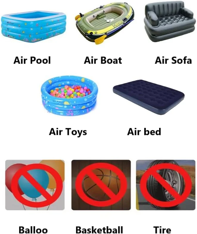 پمپ باد برقی SKY-TOUCH با 3 نازل: پمپ بادی دو منظوره مناسب خودروهای خانوادگی، پر کردن سریع، پمپ دمنده/مکنده عالی برای کمپینگ در فضای باز، تخت بادی، قایق، حلقه شنا، قایق بادی استخر و اسباب بازی (مشکی)