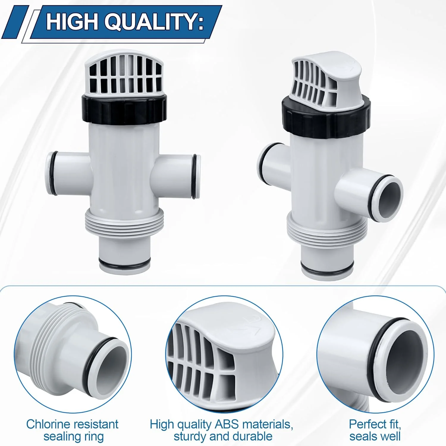 شیر پیستونی شلنگ استخر برای استخرهای روی زمینی و پمپ استخر اینتکس، لوازم جانبی استخر شنای روی زمینی 11872 قطعات جایگزین شیر پیستونی شلنگ دوتایی برای سیستم گردش فیلتر اینتکس شیر پیستونی شلنگ استخر برای استخرهای روی زمینی و پمپ استخر اینتکس، لوازم جانبی استخر شنای روی زمینی 11872 قطعات جایگزین شیر پیستونی شلنگ دوتایی برای سیستم گردش فیلتر اینتکس