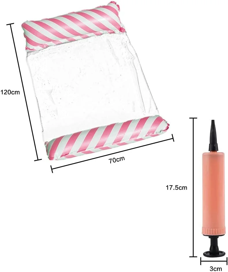 تخت آفتاب بادی روی آب JZS، تشک شناور بادی، حلقه شنا، اسباب بازی مهمانی استخر، تخت استراحت برای شنا به همراه پمپ