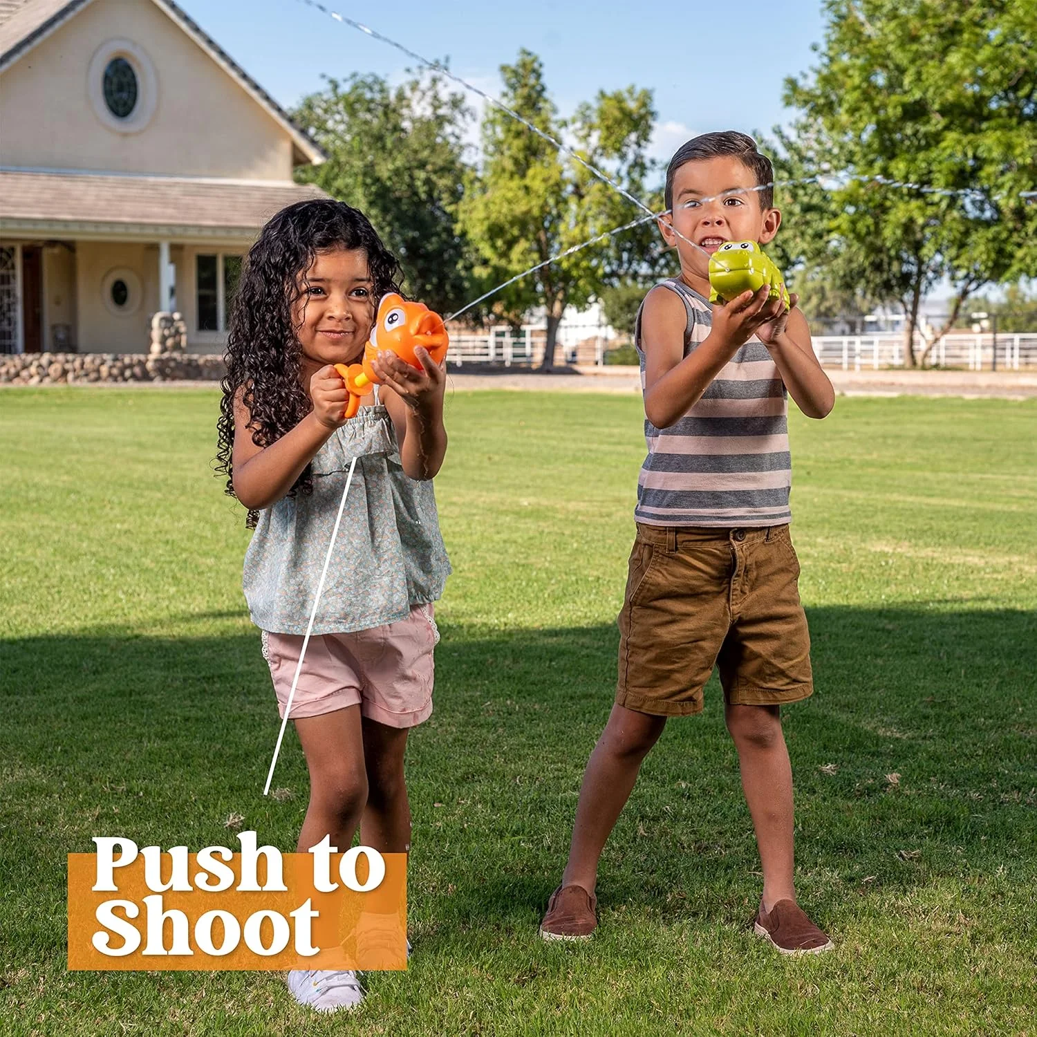 تفنگ آب پاش طرح حیوانات جویین، بسته 3 عددی، تفنگ آب پاش و پمپ سوپر برای کودکان و نوپایان، مناسب استخر شنا، ساحل شنی و بازی های آبی در فضای باز