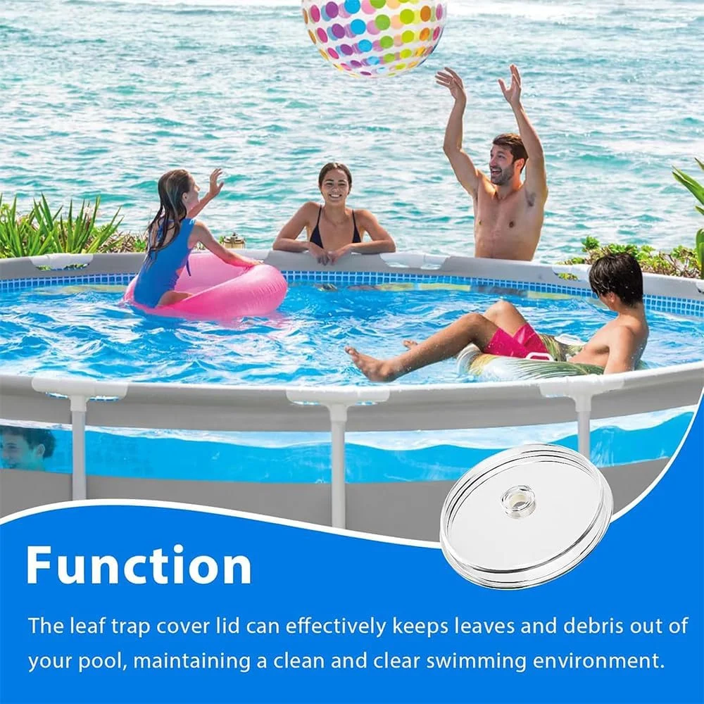 درب تله برگ مدل 11823، درب پمپ استخر با اورینگ و قطعات جایگزین شیر، مناسب برای پمپ استخر اینتکس مدل‌های 11823، 26361CA، 26361EH، 26361W، 26337EH، 28645EG، SF15110، 28948EH، ECO15110-2