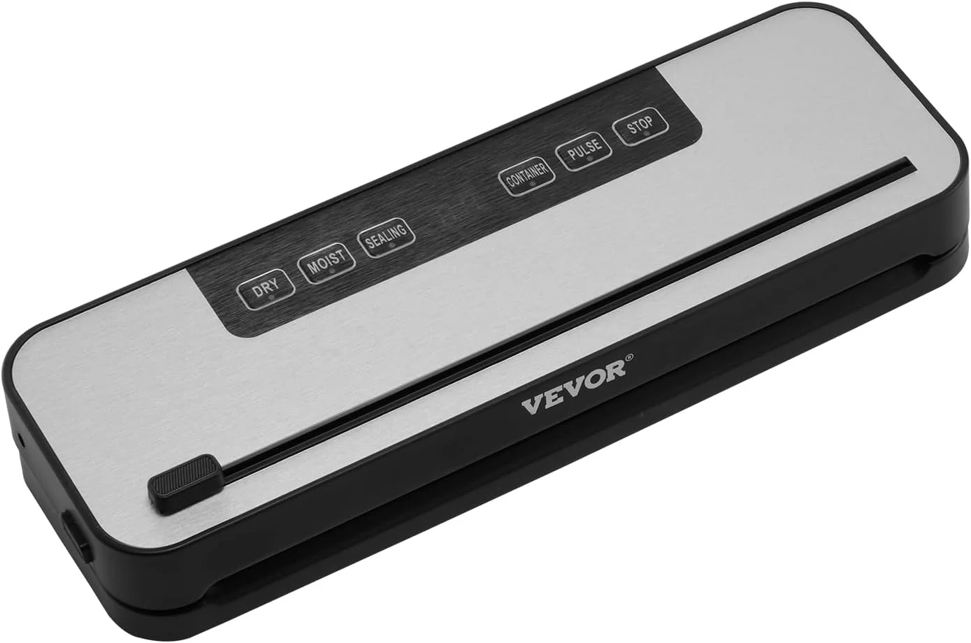 VEVOR Food Vacuum Sealer 100W Food Vacuum Packing Machine 60kPa Multifunctional Compact Automatic Air Sealer 5 in 1 with Built-in Cutter, 10 Bags