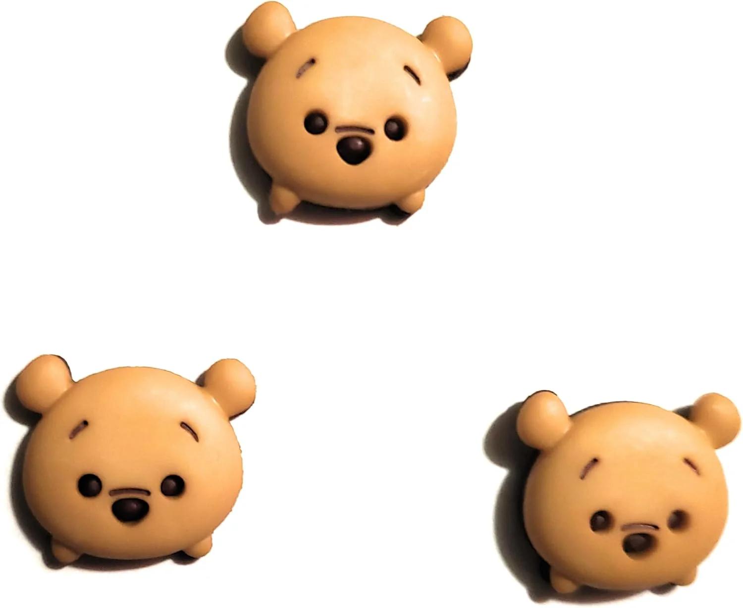 دکمه ها و تزیینات مجموعه دیزنی وینی پو - تک های Tsum Pooh - 3 عدد، 12459