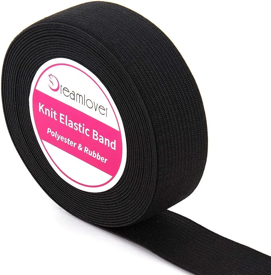 نوار کشی کلاه گیس Dreamlover، نوار الاستیک برای خیاطی، 2.5 سانتی متر در 5.5 متر نوار کشی کلاه گیس Dreamlover، نوار الاستیک برای خیاطی، 2.5 سانتی متر در 5.5 متر