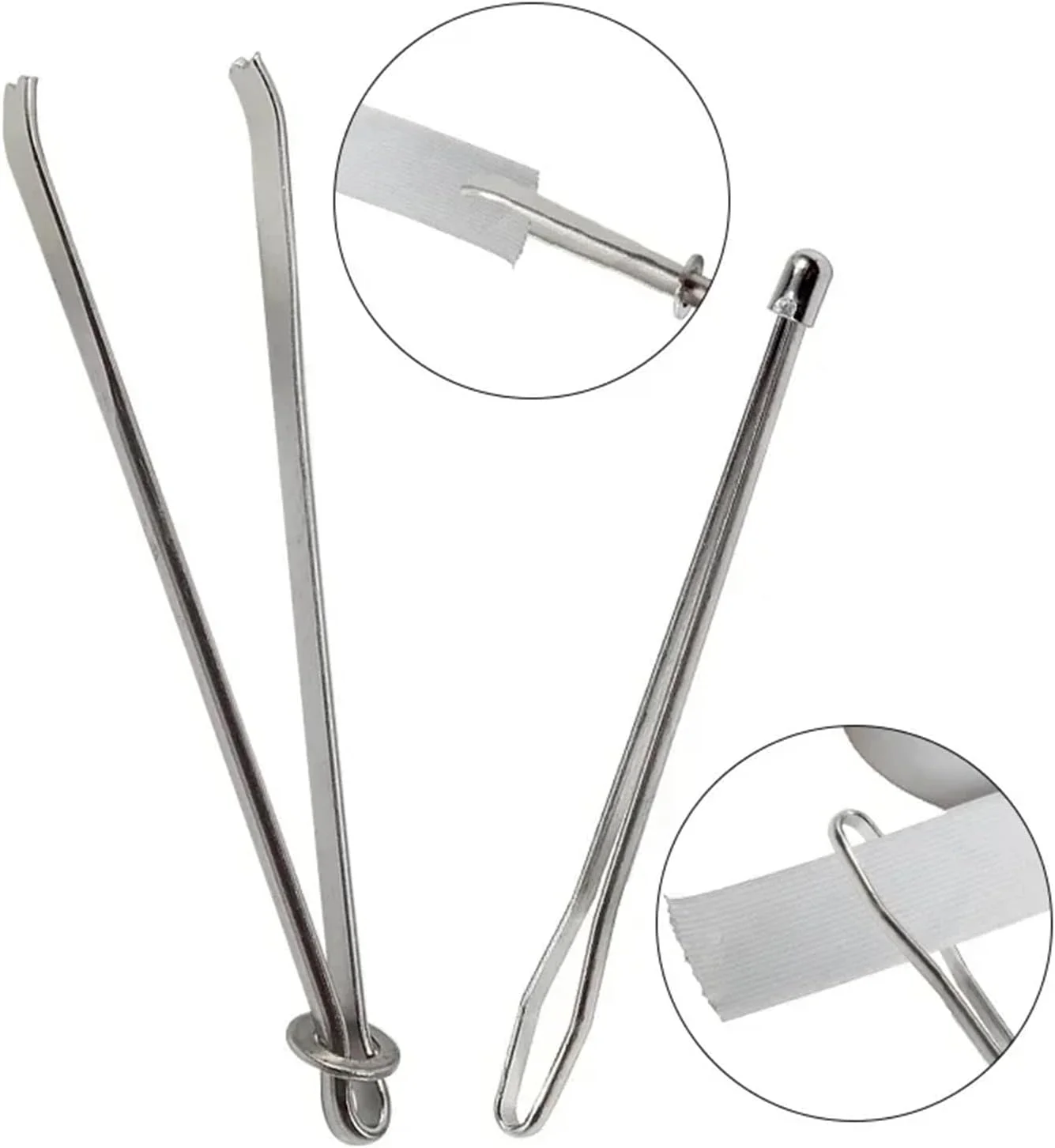 20 عدد سوزن نخ کش بند ناف، سوزن نخ کش الاستیک، ابزار خیاطی، ابزار خیاطی سوزن نخ کش، گیره موچین خود قفل شونده با قابلیت درج آسان برای شلوار ورزشی، هودی، مایو، لوازم جانبی خیاطی الاستیک ابزار DIY 20 عدد سوزن نخ کش بند ناف، سوزن نخ کش الاستیک، ابزار خیاطی، ابزار خیاطی سوزن نخ کش، گیره موچین خود قفل شونده با قابلیت درج آسان برای شلوار ورزشی، هودی، مایو، لوازم جانبی خیاطی الاستیک ابزار DIY