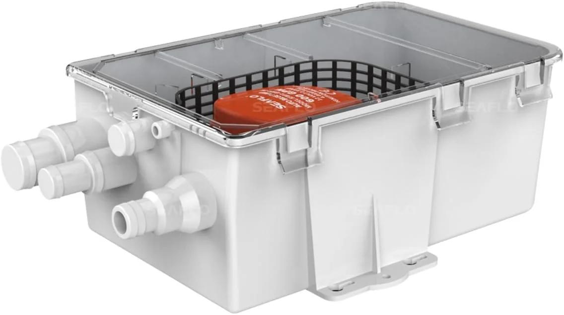 سیستم جعبه پمپ تخلیه دوش SEAFLO چند ورودی 12 ولت DC 750GPH