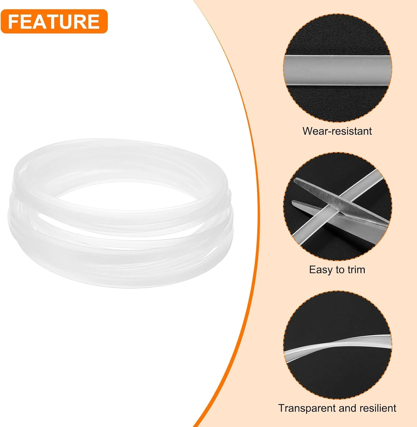 فنرهای کرست PP کوارکزمن، 1 رول 1.5 میلی متر در 10 یارد، چسب نرم دنده کرست برای لباس عروس، صنایع دستی DIY، کیف، کلاه (شفاف) فنرهای کرست PP کوارکزمن، 1 رول 1.5 میلی متر در 10 یارد، چسب نرم دنده کرست برای لباس عروس، صنایع دستی DIY، کیف، کلاه (شفاف)