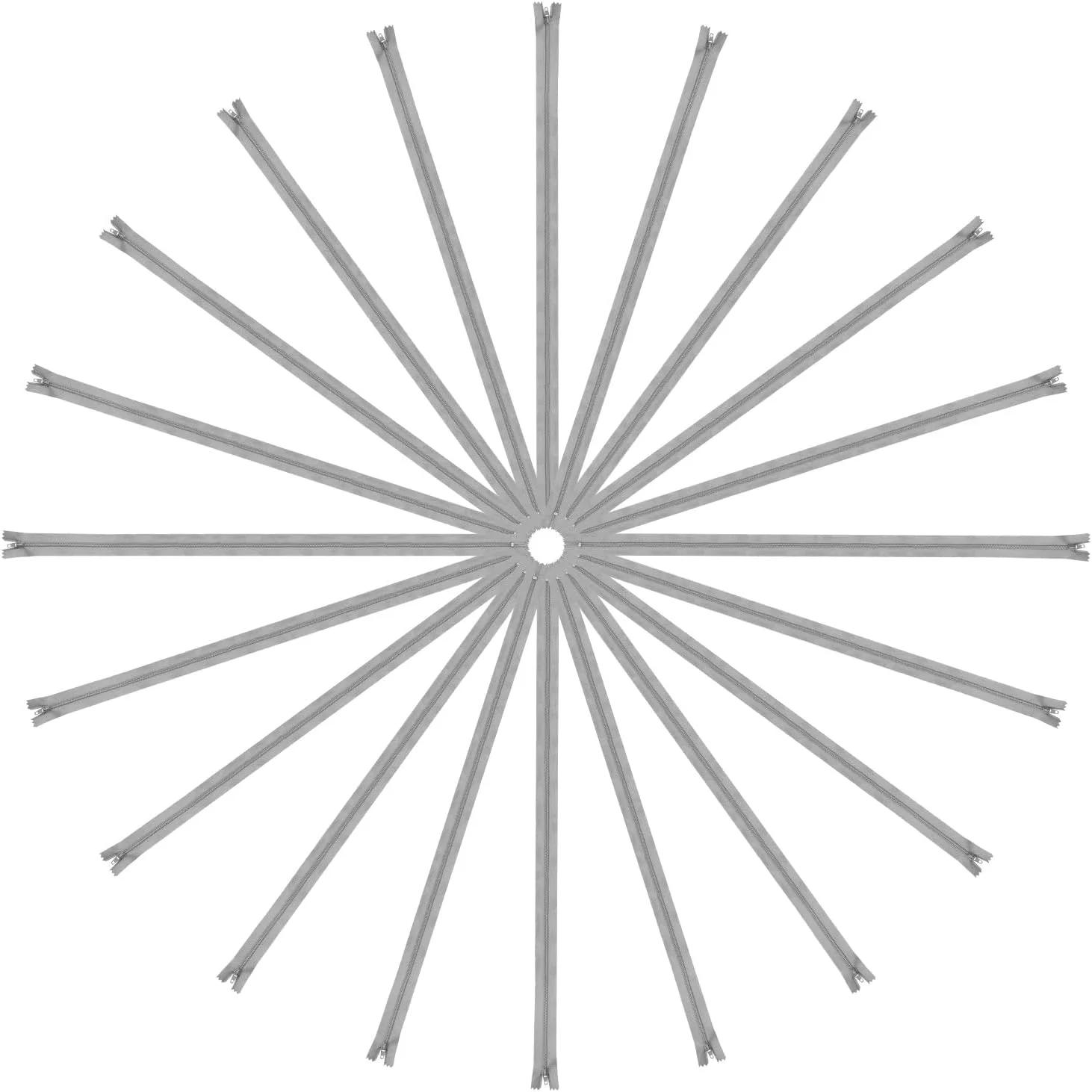 زیپ مخفی کوارکزمن مدل Nylon Spiral بسته ۲۰ عددی