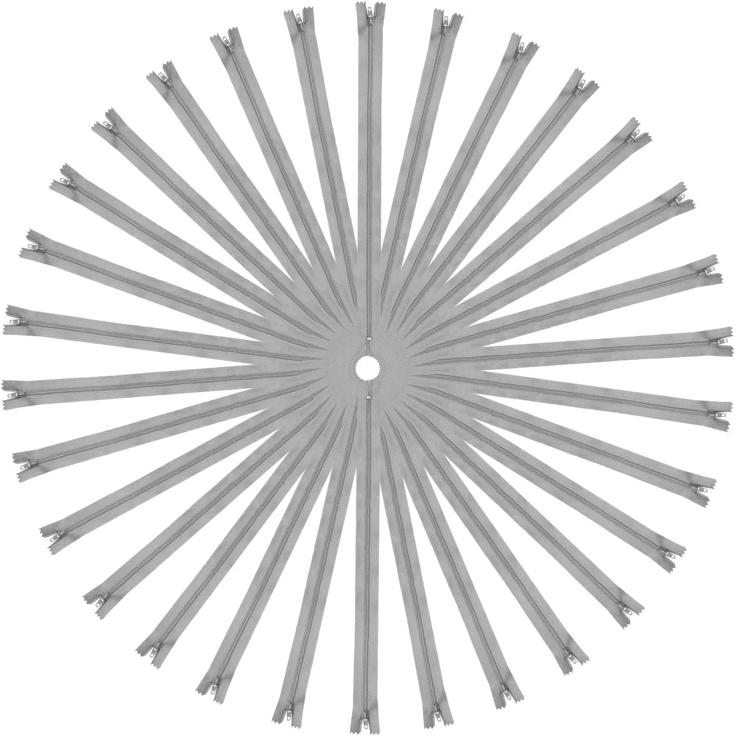 زیپ مخفی کوارکزمن مدل Nylon Spiral بسته ۳۰ عددی