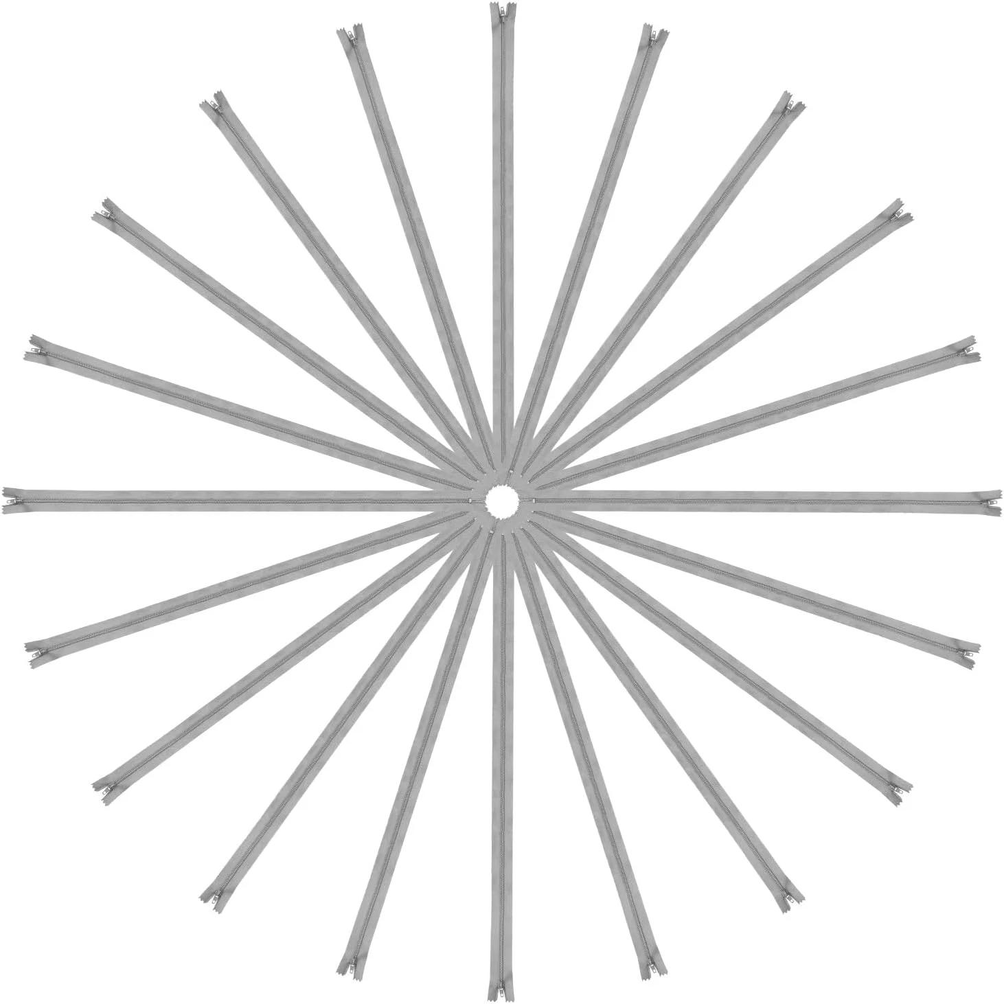 زیپ خیاطی کوارکزمن مدل Nylon Spiral بسته ۲۰ عددی